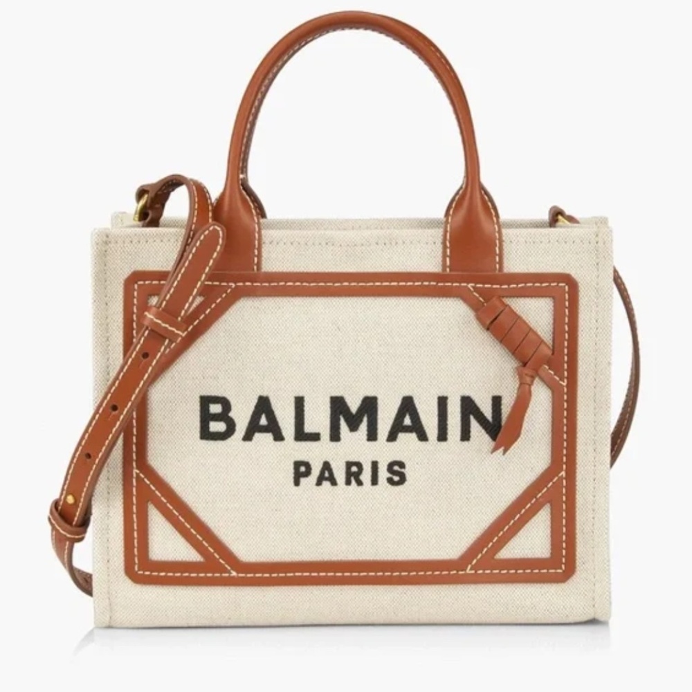 Balmain small B-army logo tote bag